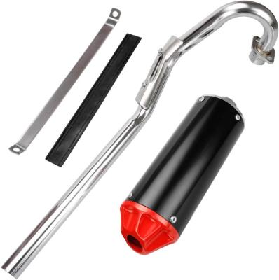 China HIAORS Performance Exhaust Muffler Aluminum Pipe For Honda CRF50 XR50 70cc 110cc 125cc SSR SR110 Coolster Chinese Pit Dirt Bike Motocross for sale