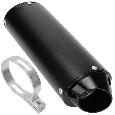 China HIAORS 28mm Aluminum Exhaust Muffler Pipe and Flange For 50cc-125cc Chinese Taotao Sport-B Dirt Pit Bike ATV Quad 4 Wheeler Black Coolster for sale