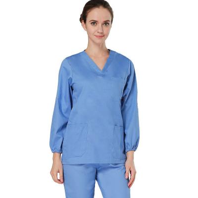 China Hospital Summer Hot Sale Comfortable And Convenient Breathable Long Sleeve Doctor Hospital Scrubs Uniforms for sale