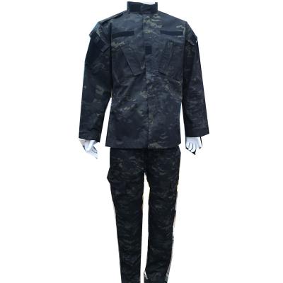 China High strength cotton polyester ripstop anti-static tear stop outwear training sportswear camouflage print uniforms for sale