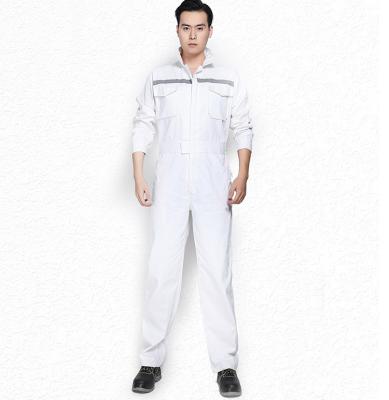 China Gold Outside Source Durable One Pieces Work Wear Coverall Overalls Uniform With Oxford Double Kness for sale