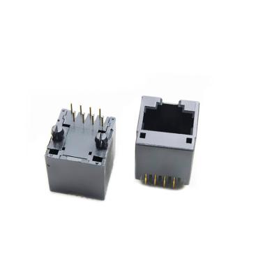 China Hot Sale 1-Port Communication Connector Network Cable Connector Rj45 Single Layer Network Interface for sale