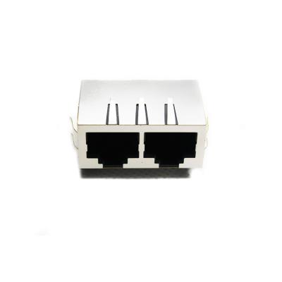 China Good Quality Communication Network Port Rj45 Connector Rj45 Port Connector 2 Port Rj45 Connectors for sale