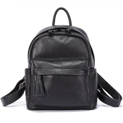 China Fashion Waterproof Leather Fabric Girls Leather Backpack Bags for sale