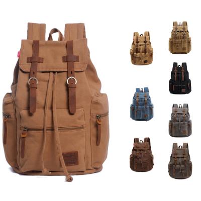 China Waterproof Netting Waxed Waterproof Canvas Backpack To Backpack Other Backpacks for sale