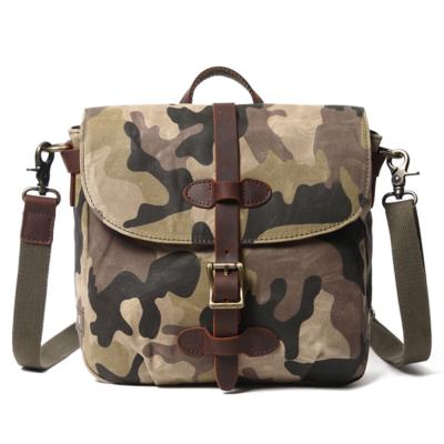 China Newest New Fashinable Fashion Laptop Camouflage Design Cross - Body Canvas Messenger Bag Hiking Travel Bag for sale