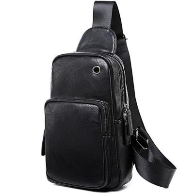 China Hot Selling PU Leather Fashion Body Shoulder Messenger Cross Body Bag For Man Bags Cross Body Bag for sale