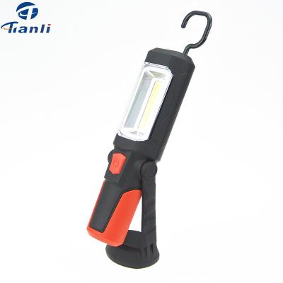 China Portable Workzone Emergency and Rechargeable USB LED Torch Flashlight, 3W 200lm Multi-Use COB Inspection Lamp for sale