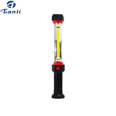 China New Design Cordless Rechargeable LED Tube Work Light , 3W Magnetic COB LED Worklight Tube for sale