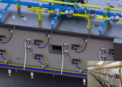 China Túnel de la hornada de la galleta del fabricante de Aocno eléctrico o cadena de producción de máquina del horno de gas en venta