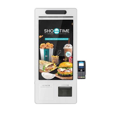 China Restaurant self payment kiosk ordering contact checkout service terminal restaurant fast food order machine self order kiosk in restaurant for sale