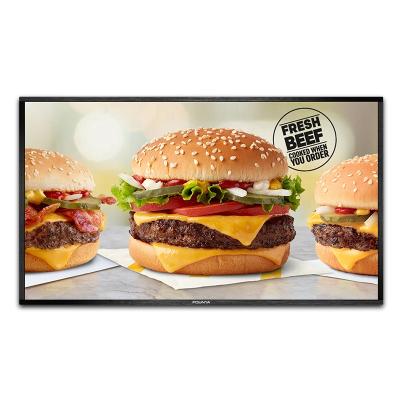 China Restaurant E-Poster Screen Media Monitor Indoor LCD Advertising Display Electronic Wall Mounted Digital Signage Menu Board for sale