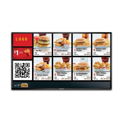 China 19 22 32 43 49 55 65 70 inch indoor lcd menu electronic display digital signage for sale