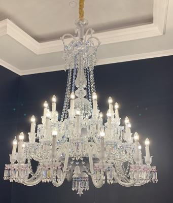 China Mid Century Factory Promotion Bacara Baroque Crystal Chandelier Foyers Lights Restaurant Pendant Wedding Event for sale