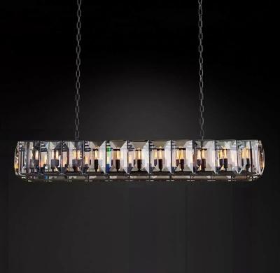 China Modern Restoration Harlow Crystal Rectangular Chandelier 74