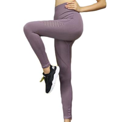 China Wholesale Antibacterial Yoga Sports Women's High Waisted Leggings Seamless Workout Leggings for sale