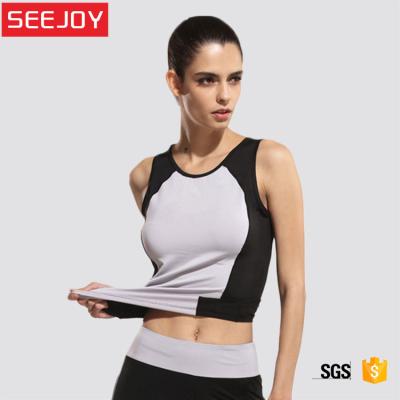 China Custom Breathable Yoga Fitness Workout Sport Gym Women Breathable Tank Top for sale