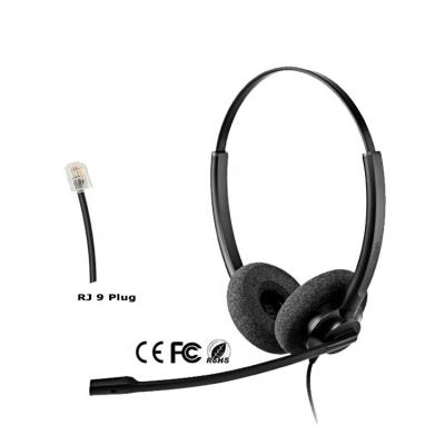 China Over - Head Best-Selling Factory Price Headset With Dynamic Mic For Telephone, rj9 Telephone Headset for sale