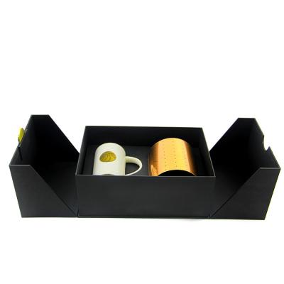 China Creative Delicate Tea Storage Materials Recycled FocusBox Custom Appearance Tea Cup Set Packaging Gift Box for sale