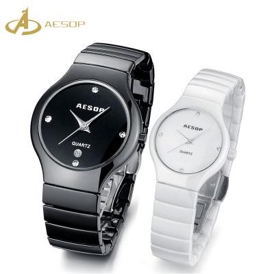 China Hot Selling Best Brand Online Mechanical Alarm Men's Quartz Watch Japan movt Luxury Automatic Watch Men and Women Couples Wrist Watch for sale