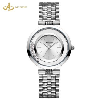 China Hot Selling Alarm Quality Best Aesop OEM Ladies Diver's Watch Automatic Hollow Mechanical Wrist Watch Movement Watch for sale