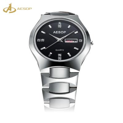 China Popular automatic date Japan mov't quartz water resist stainless steel automatic mechanical watch men's quartz watch fashion brand clean watch for sale