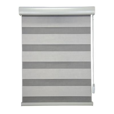 China Minimalist Customized Size Wholesale Price Zebra Blind Double Shade Window Roller Curtain Blinds for sale