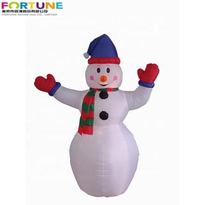 China Festival Decoration 240cm/8ft Christmas Inflatable Snowman For Family , Inflatable Gift For Christmas for sale