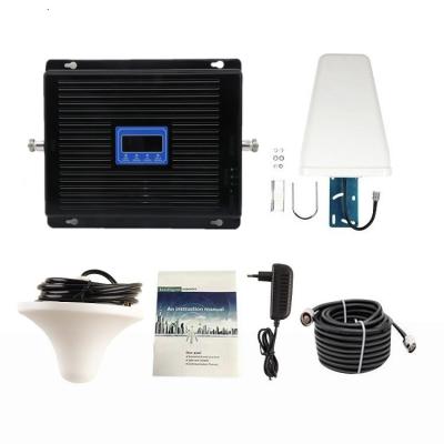 China Cell Phone Network Signal Booster Mobile Repeater 4g Signal Booster Gsm 900 1800 2100 2600 MHz Four Bands for sale