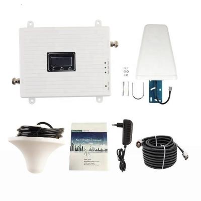 China Multiband 4g lte signal repeater triband 1800 2100 2600mhz mobile network cell phone signal booster for home for sale