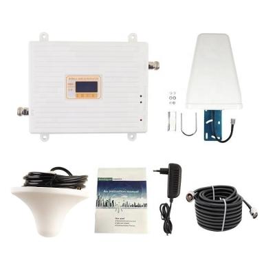 China Dual Band Mobile Signal Booster 3g 4g Lte Booster 2100mhz 2600mhz Mobile Signal Booster Repeater for sale