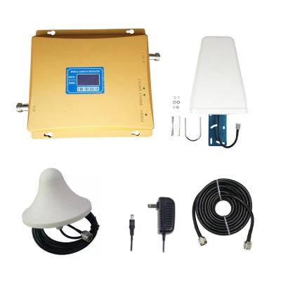 China Dual Band Signal Enhancement 3g Signal Booster 900/2100mhz Mobile Phone Signal Booster Repeater for sale