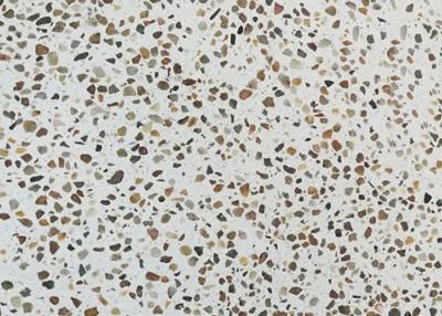 China Onyx Crushed Stone Resin Glass 25mm Terrazzo Look Porcelain Tile for sale