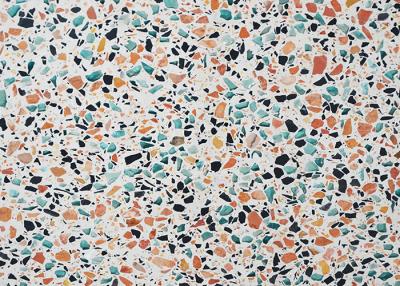 China Polished​ 15mm Terrazzo Wall Tiles With Colorful Glass Flakes for sale