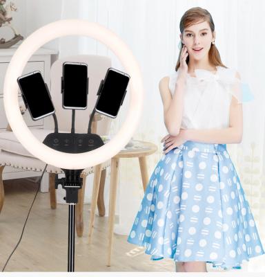 China PORTABLE 14 18 21 Inch Touch Screen Buttons 18 Inch LED Ring Light with Tripod Stand Makeup Ring Lamp Photographer Studio Youtuber for sale