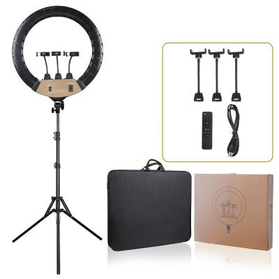 China Beauty Live Ring Light For Youtube Live Selfie 18 Inch Light 18 Inch Selfie Ring Light With Tripod Stand For Live Stream Make /Makeup Aros De Luz for sale