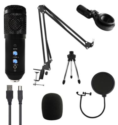 China BM-U800 Microphone Studio Usb Podcast Microphone Handheld Condenser MIC for Webcast Live Gaming Recording for sale