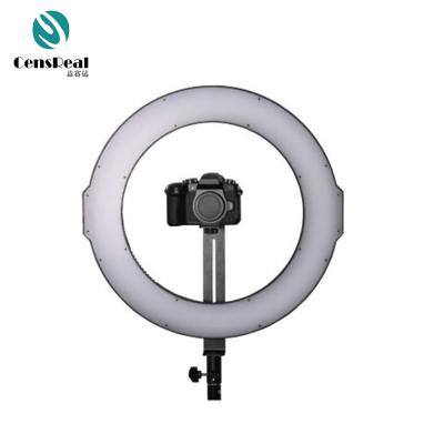 China Studio Shooting Short Film Ring Light Dimmable LED Studio Camera Photo Phone Video Ring Light Visual Lamp with Tripods for Canon for sale