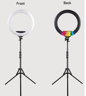 China Professional Photography Light Voice Control Lights for Home Party RGB 18INCH Large Ring Light RING Light with Voice Control OEM Ring Light for sale