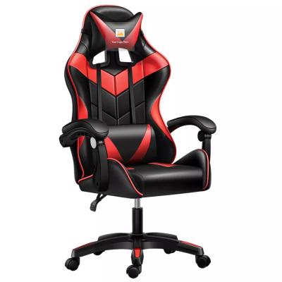 China Massage PU Gaming High Quality Stretch Reupholster Leather Chair for sale