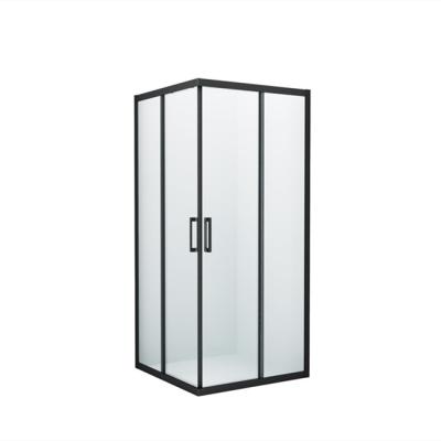 China Modern Hot Selling Aluminum Alloy Cabin Double Roller Sliding Shower Door With Good Service 5/6mm for sale