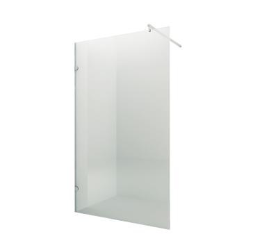 China Modern 6/8/10mm Tempered Glass Flange Shower Screen for sale