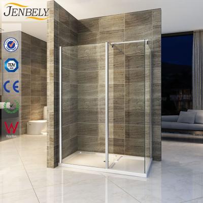 China 8mm traditional tempered glass walk-in shower door for sale