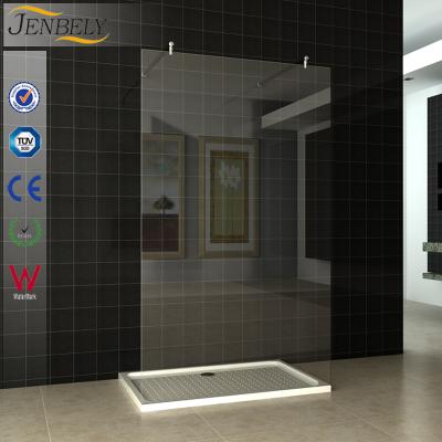 China Frameless walk-in shower enclosure with double support bar BL-040F for sale