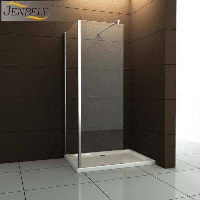 China Traditional Walk-in Square With Grab Bar Shower Glass BL-040L for sale