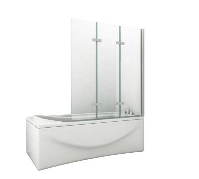 China 6mm Traditional Hinge Folding Bath Shower Screen for sale