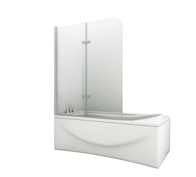 China 5/6mm Modern Folding With Tower Shelf Bathtub Screen BL-042 for sale