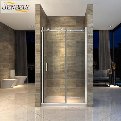 China Contemporary Sliding Door With Large SS Roll Shower Enclosure BL-045A for sale