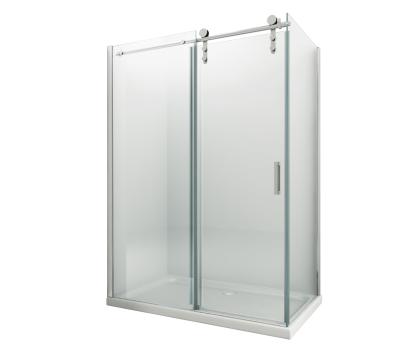 China Modern SS304 Big Wheels Single Sliding Door With Panel Shower Enclosure BL-045F for sale