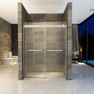 China Modern Aluminum Sliver Enclosure Double Sliding Shower Enclosure BL-604 for sale